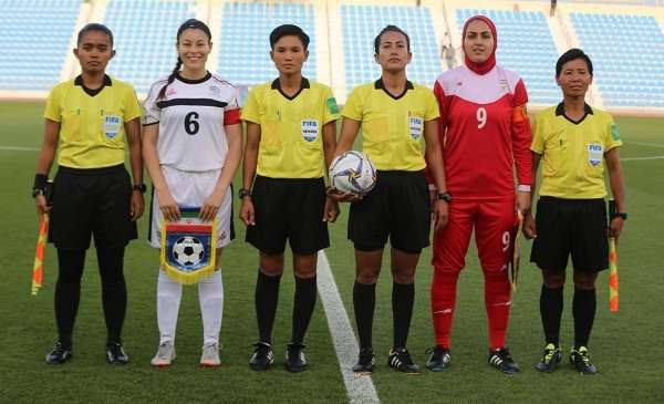 من لقاء ايران وفلسطين الأولمبي