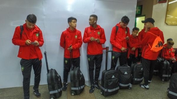 جانب من وصول المنتخب