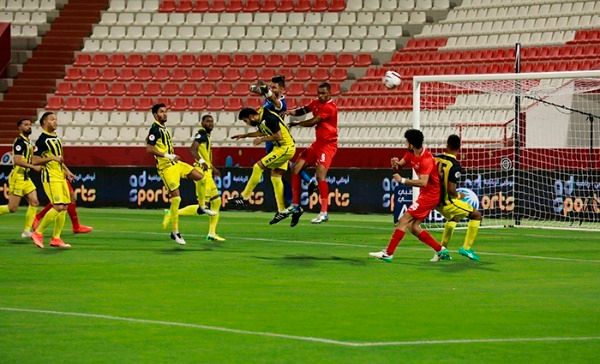 من مباراة الفريقين