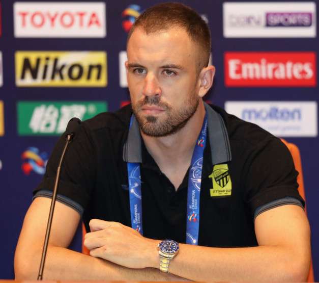 جورمان خلال المؤتمر الصحفي