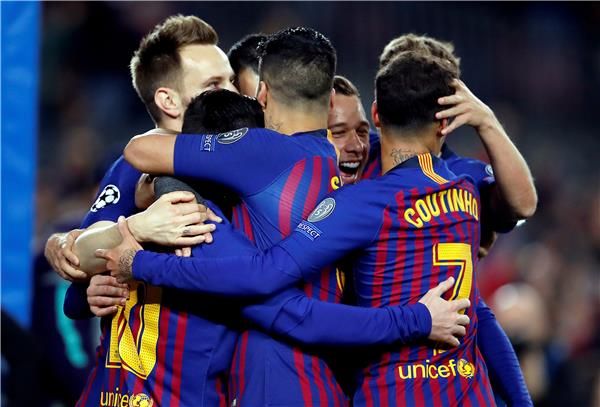 لاعبو برشلونة