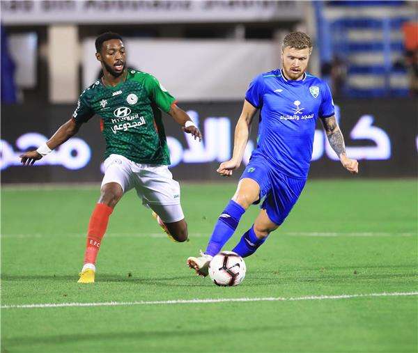 جانب من المباراة