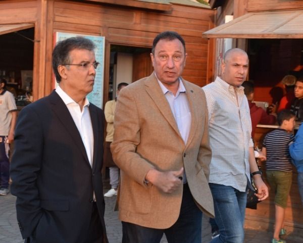 استقبال الخطيب لطارق دياب 