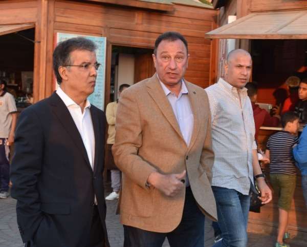 استقبال الخطيب لطارق دياب 