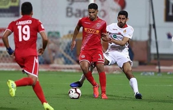 لقطة من المباراة