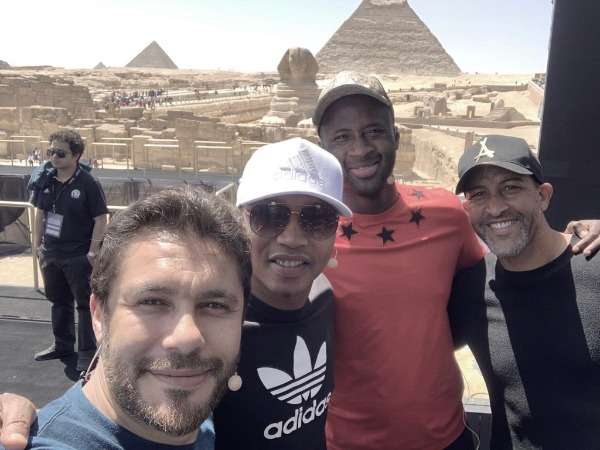 يايا توريه رفقة أحمد حسن والحاج ضيوف وحجي