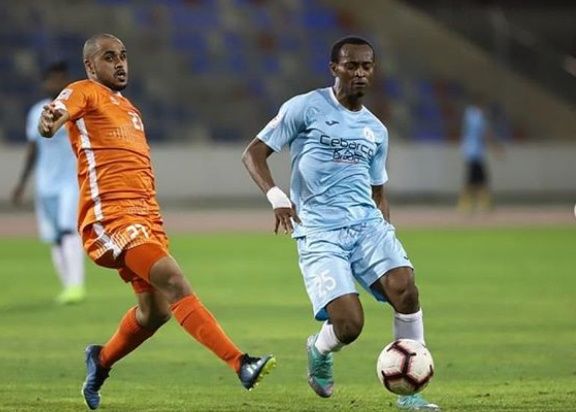 لقطة من المباراة