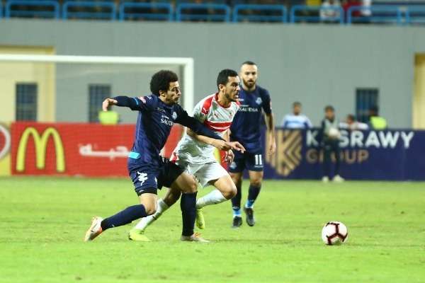 مواجهة سابقة بين الزمالك وبيراميدز