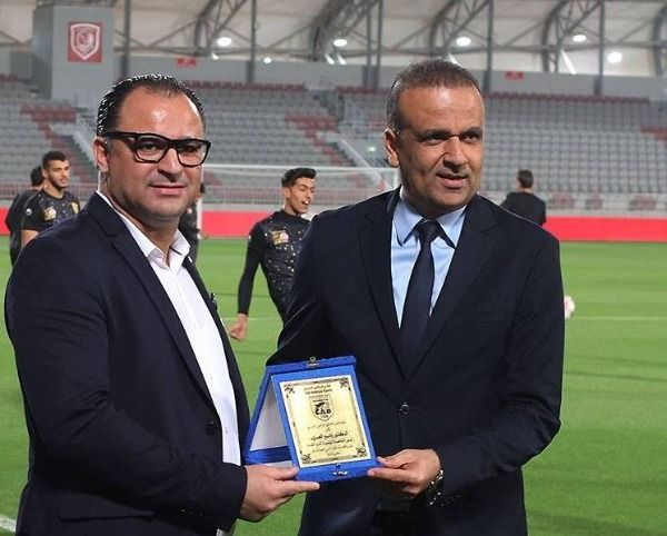  وديع الجريء رفقة رئيس البنزرتي