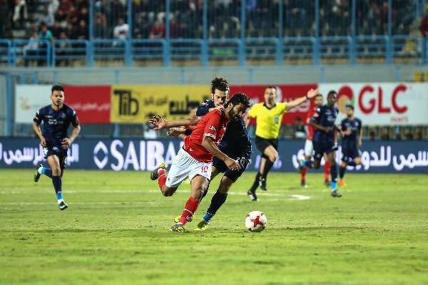 من مباراة الأهلي وبيراميدز