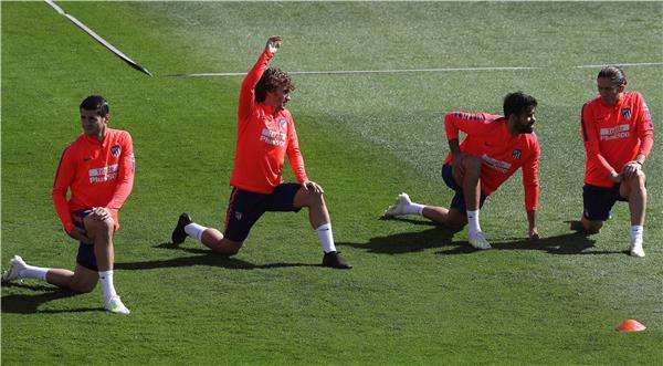 دييجو كوستا في تدريبات أتلتيكو 