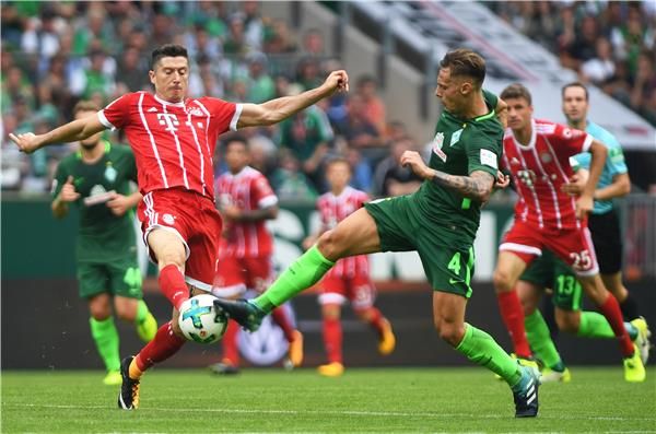 من لقاء سابق بين بايرن ميونيخ وفيردر بريمن