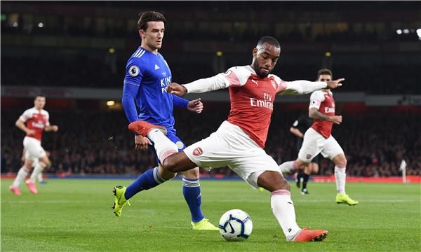 من مباراة سابقة بين آرسنال وليستر سيتي