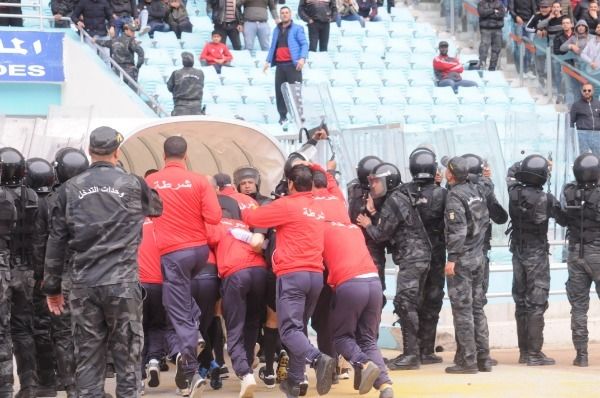 جانب من أحداث الشغب