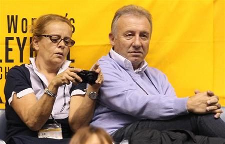 زاكيروني تابع مباراة سيدات اليابان وكوستاريكا لبطولة العالم لكرة الطائرة