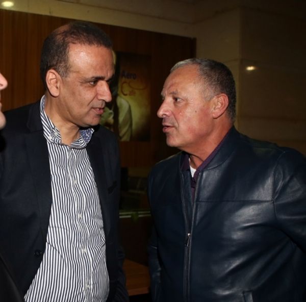 وديع الجريء مع هاني أبوريدة