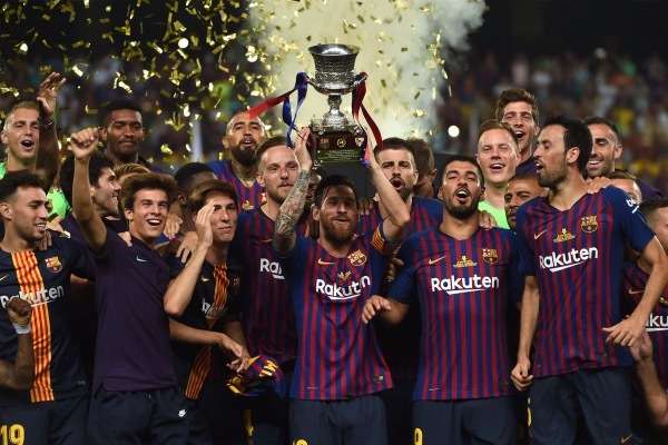 برشلونة..حامل لقب السوبر الإسباني