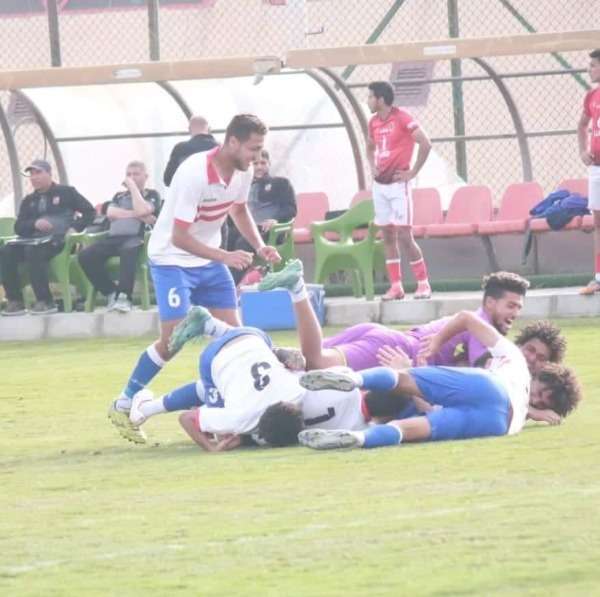 فرحة لاعبي الزمالك