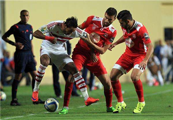 جانب من لقاء سابق بين الزمالك والنجم الساحلي