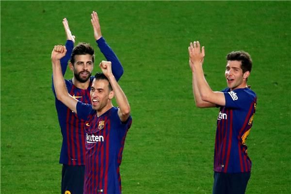 لاعبو برشلونة