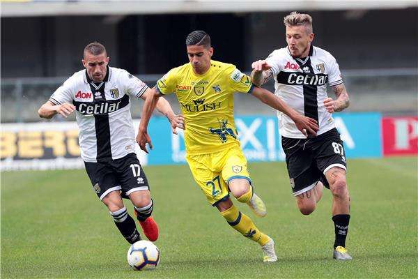 من لقاء كييفو فيرونا مع بارما