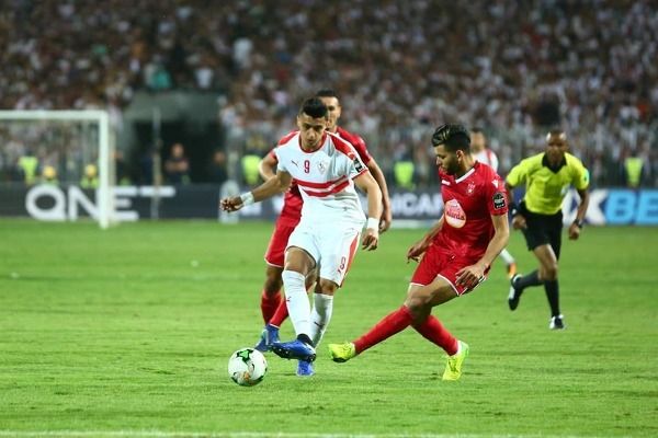 من مباراة الزمالك والنجم الساحلي (تصوير: أحمد عواد)