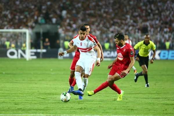 من مباراة الزمالك والنجم الساحلي (تصوير: أحمد عواد)