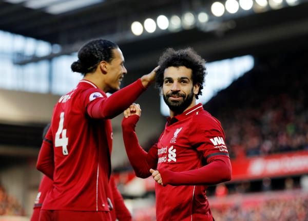 محمد صلاح و فيرجيل فان دايك