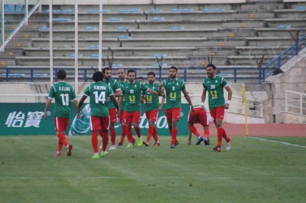 فرحة لاعبي الوحدات 