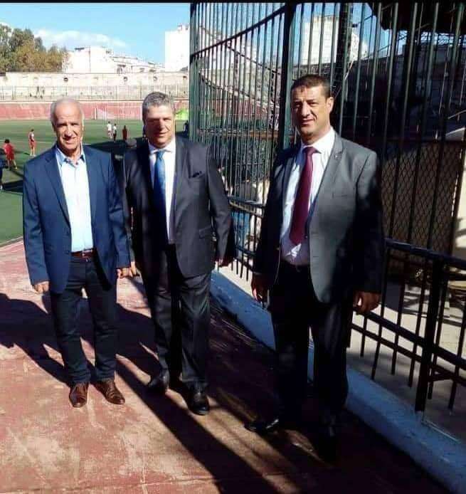 سعيد عليق (يسار)