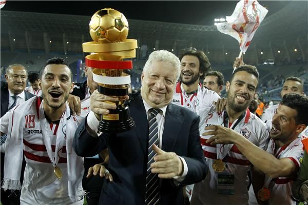 مرتضى مع كأس السوبر المصري السعودي