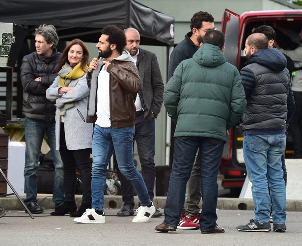 0_Liverpools-Mo-Salah-being-filmed-for-an-advert-at-Dovedale-TowersPenny-LaneLiverpoolPic-Andrew