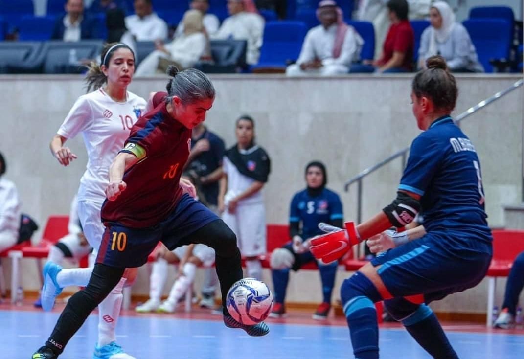 رهام غملوش في مواجهة الكويت الرياضي