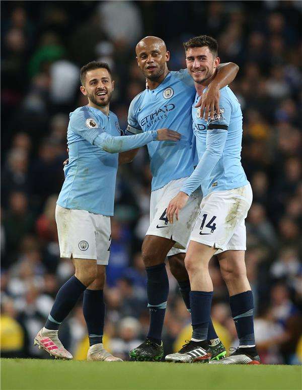 لاعبو مانشستر سيتي