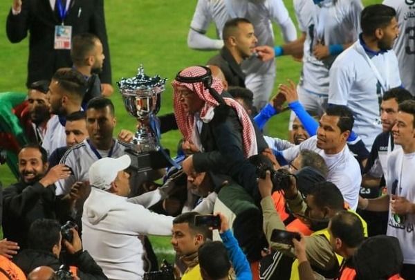 الفيصلي بعد التتويج باللقب