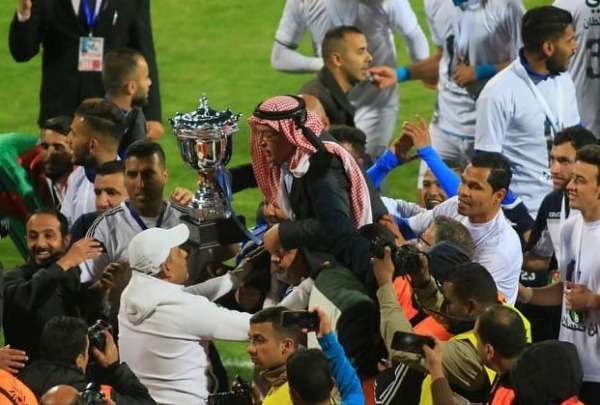 الفيصلي بعد التتويج باللقب