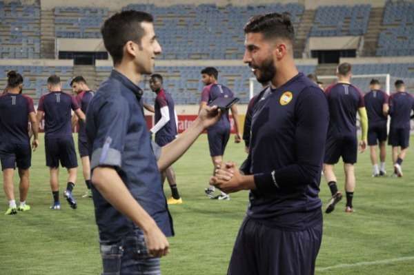 الزين مع مراسل كووورة