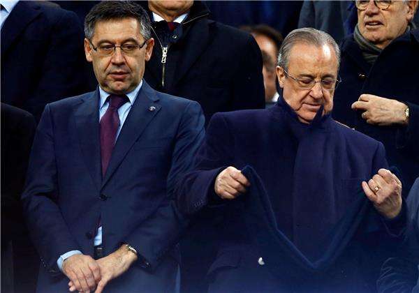 رئيسا ريال مدريد وبرشلونة