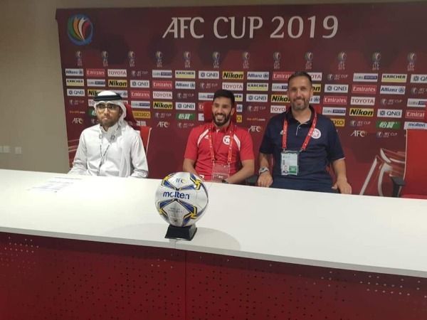  بلال فليفل ومعتوق من المؤتمر الصحفي