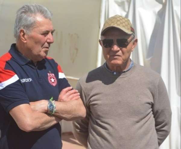 روجيه  لومير صحبة رئيس النجم رضا شرف الدين 