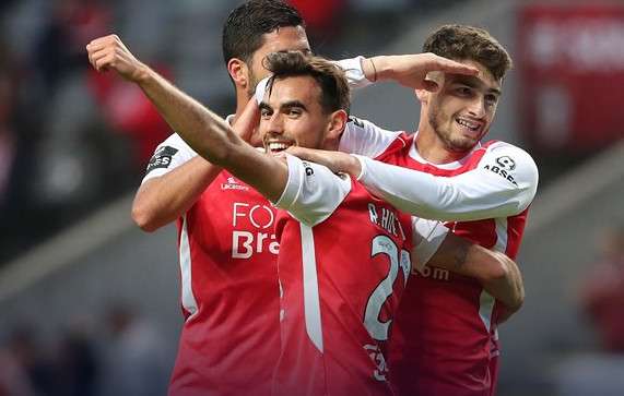 فرحة لاعبي براغا