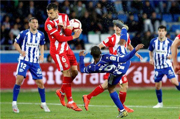 من لقاء ديبورتيفو ألافيس وجيرونا