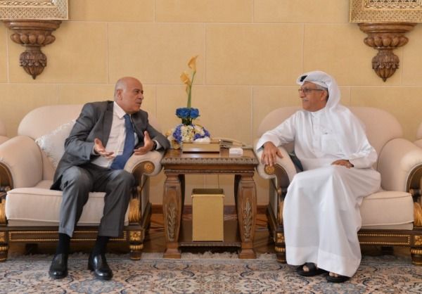 الرجوب مع رئيس الاتحاد الآسيوي