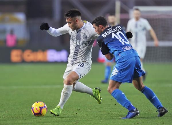 من لقاء الذهاب بين إنتر وإمبولي