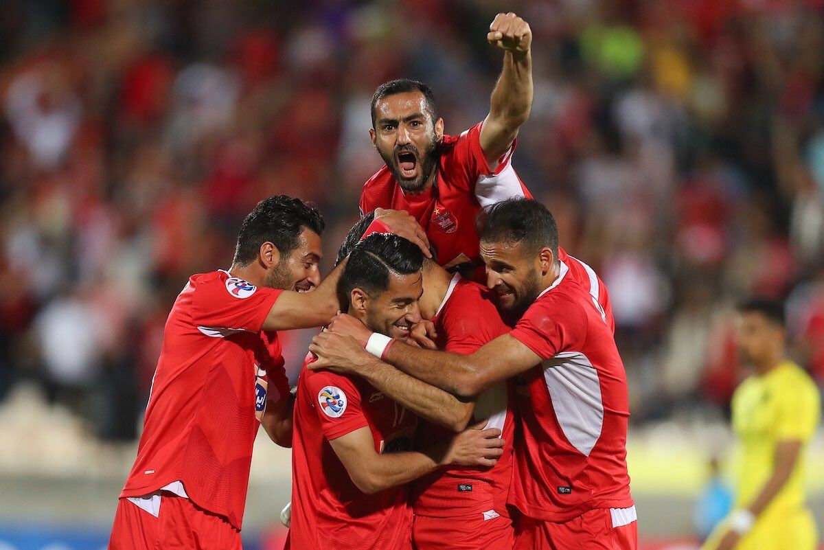 فرحة لاعبي بيرسبوليس