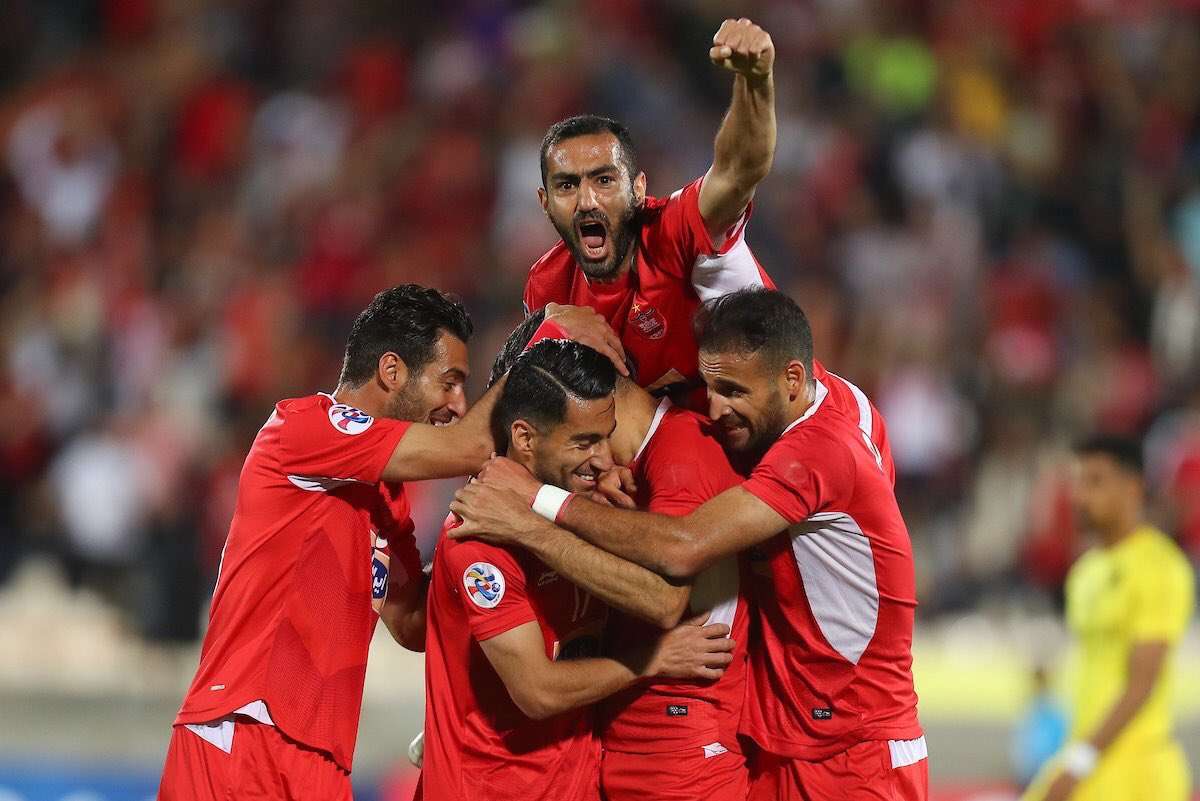 فرحة لاعبي بيرسبوليس