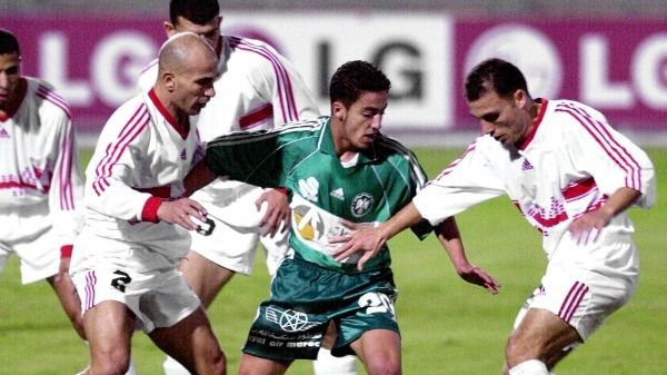 من مباراة الزمالك أمام الرجاء 2002