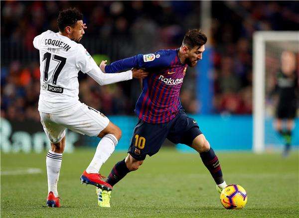 من لقاء سابق بين برشلونة وفالنسيا
