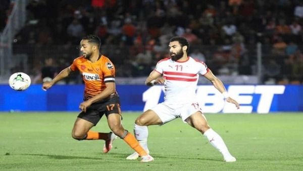 من مباراة الذهاب بين نهضة بركان والزمالك