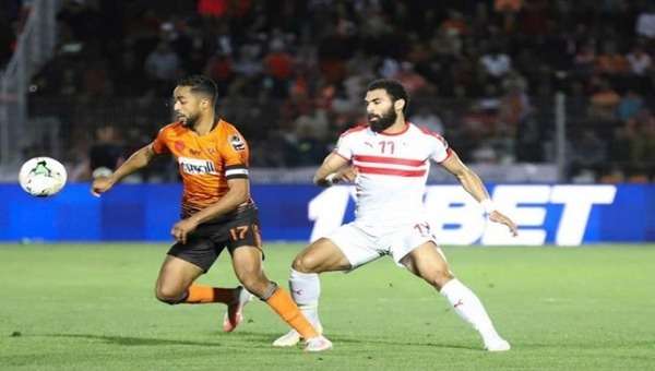 من مباراة الذهاب بين نهضة بركان والزمالك